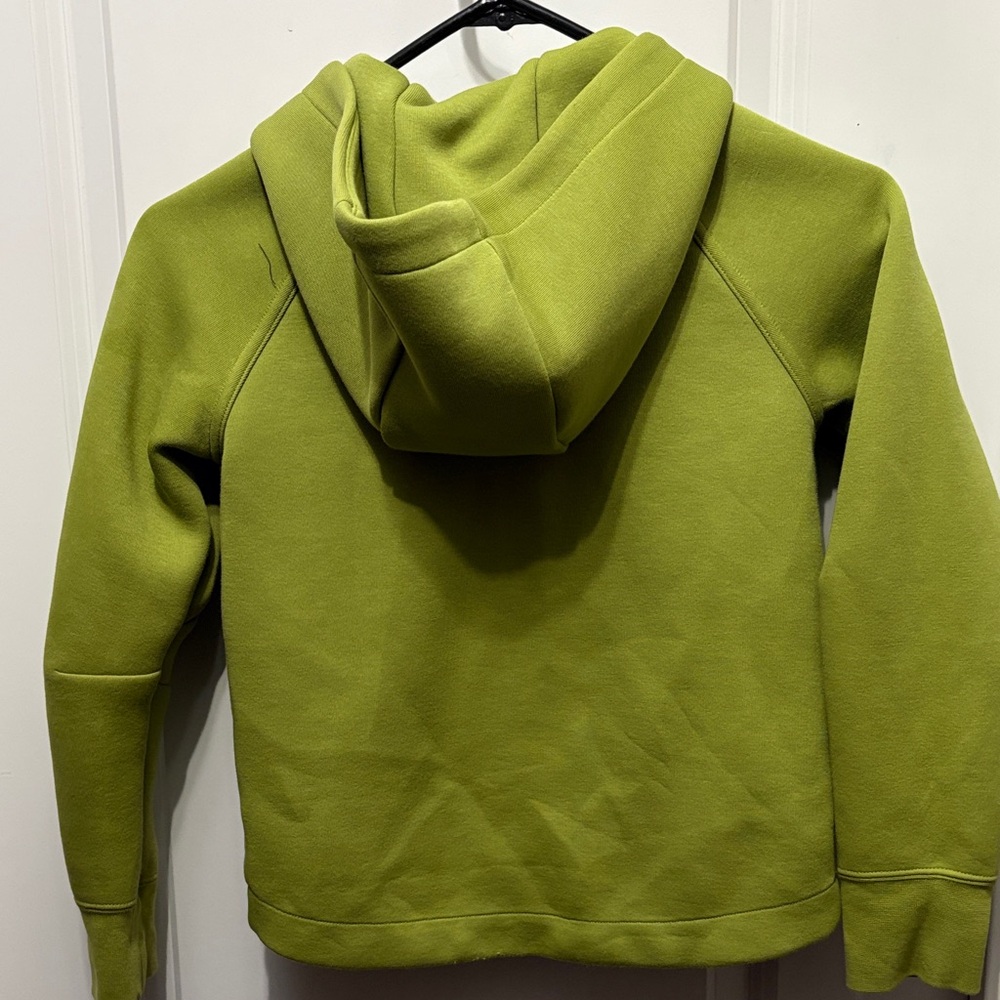 Nike Tech Fleece- Kids Olive Green Hoodie - Picture 4 of 6